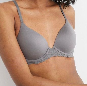 Aerie Sunnie Full Coverage Lightly Lined Blossom Lace Trim Bra