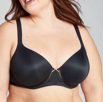 Cacique Lightly Lined Balconette Bra Black Size 42 C NWT - $30