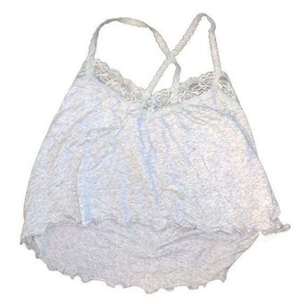 Gilly Hicks lace trim crop Size L - $6 New With Tags - From Chrissys