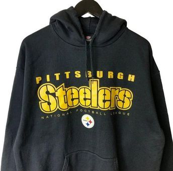 Vintage Pittsburgh Steelers Hoodie Sweatshirt Team Apparel 