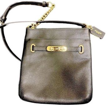 Coach swingpack store crossbody black