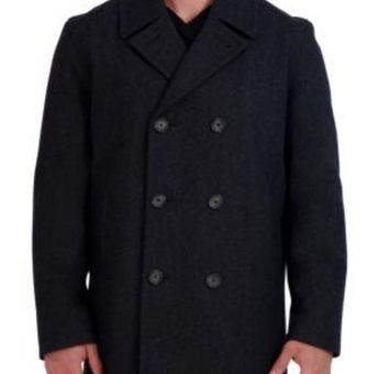 Nautica Nwot Men's Wool-Blend Double-Breasted Peacoat Size: M