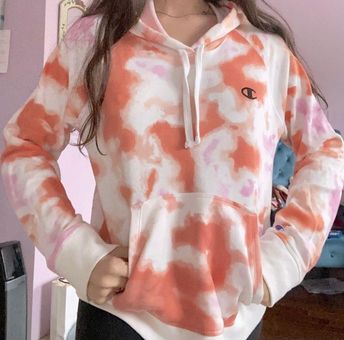 Champion NWOT tie dye pink and orange hoodie sweatshirt Multiple Size M -  $45 (18% Off Retail) - From roya