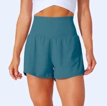 Halara NWT Super High Waisted Hidden Pocket 2-in-1 Yoga Shorts Size Large  LONG - $27 New With Tags - From Laura