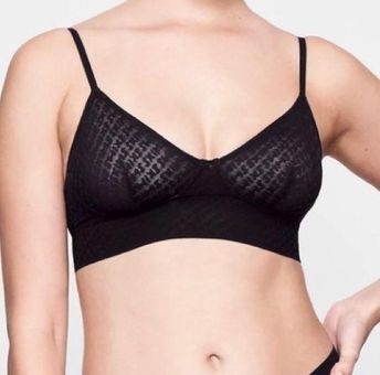 SKIMS Logo mesh triangle Bralette XL nwt - $40 New With Tags