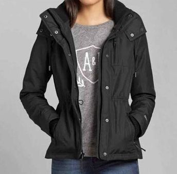 Abercrombie Fitch All Season Weather Warrior Jacket Black 70
