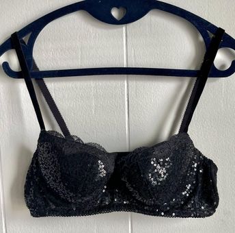 Aerie Limited Edition Juliet Sequin Balconette Bra - 34B Black Size 34 B -  $20 (60% Off Retail) - From Lindsay