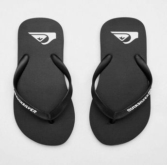 Quiksilver Molokai SANDALS 3 Point FLIP FLOP Thongs SANDAL SHOES Priced  CHEAP Black Size 9 - $29 (57% Off Retail) - From Bully