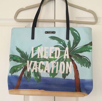 Kate spade i need a vacation store tote bag