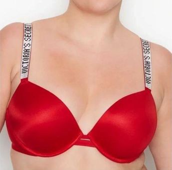 Victoria's Secret NWT Shine Strap Very Sexy Push Up Bra Red Size 32C - $45  New With Tags - From Taylor