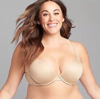 Cacique Lane Bryant Smooth Boost Plunge Bra 46DD Tan Size undefined - $46  New With Tags - From Laura