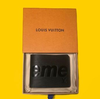 Black Louis Vuitton Supreme Wallet