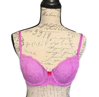 Victoria's Secret 34C Purple Lace Dream Angels Bra Size undefined - $14 -  From Hi