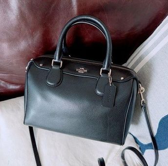 Coach Grey Leather Mini Bennett Satchel Coach