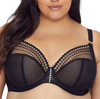 Elomi Bra Womens 36L Black Matilda Side Support Plunge Sheer Mesh NWOT Size  undefined - $35 - From Kristen