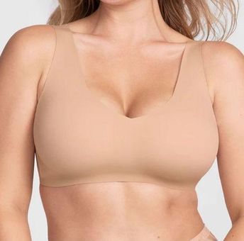 HONEYLOVE LiftWear Sand Beige Wireless V-Neck Smoothing Bra Size 3X NWT -  $40 New With Tags - From Emma