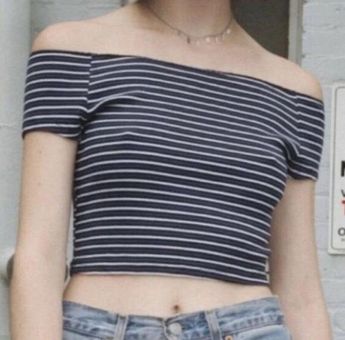 Brandy Melville off the shoulder striped top Size XS - $18 - From Kami