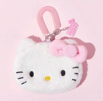 Here Kitty Kitty Cat Purse Bag Charm - Keychain Charm