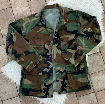 petite camo jacket