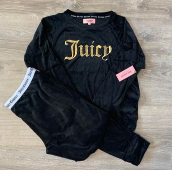 JUICY COUTURE CRUSHED VELVET PJS NWT