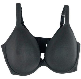 Cacique 46DDD Bra Black Plunge Cotton Push Up Padded Plus Size Lane Bryant  102 - $23 - From Bailey