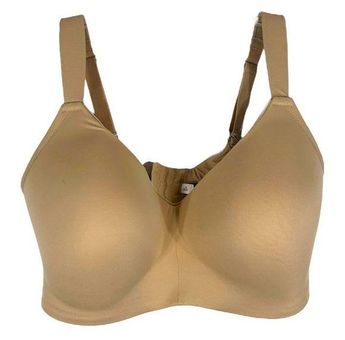 Auden Plus Size 42DD Bra Lightly Lined Wirefree Beige Stretch Adjustable  1323 - $19 - From Bailey