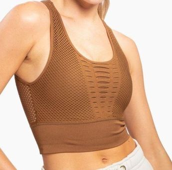 Mono B Laser Cut Seamless Sports Bra