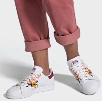 adidas Stan Smith - White / Floral