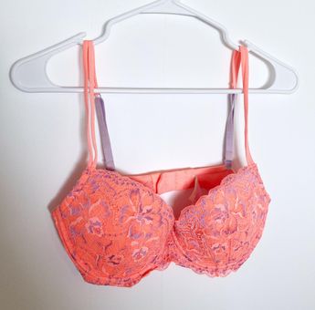 Victoria's Secret PINK by Orange-Coral and Lavender Purple Floral