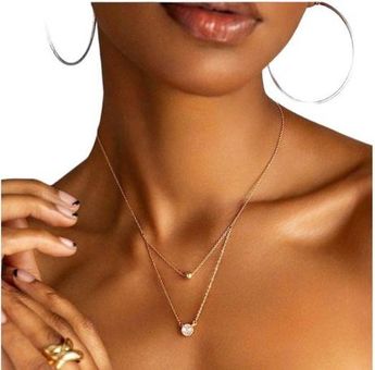 double layered necklace – Marlyn Schiff, LLC