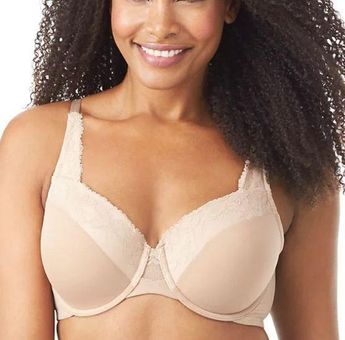 NWT Olga by Warner'Bras: Cloud 9 Full-Figure Underwire Bra beige Sz 44C $42  - $21 - From Annie