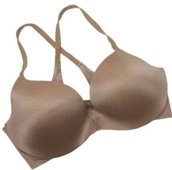 Victoria's Secret Front Close Racerback Push-Up Bra - 34C Tan Size  undefined - $23 - From Allison