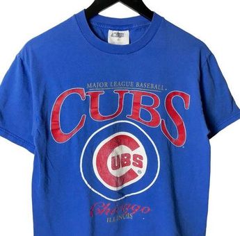 1998 Vintage Distressed Major League Baseball Cubs T Shirt 90s Chicago S -  $41 - From The