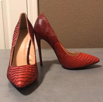 by the way. Red snakeskin heels NWOB Size 8 - $22 - From Fawn
