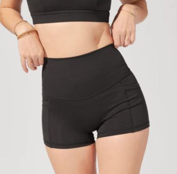 POPFLEX Active Black Supersculpt Booty Short Size XS - $45