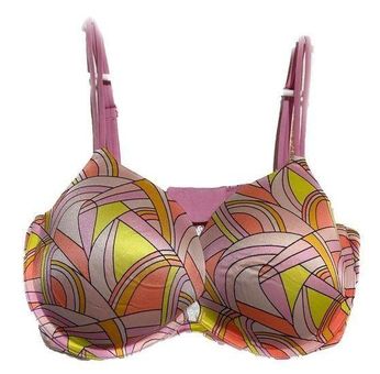 Victoria's Secret Very Sexy Push-Up Bra Retro Print Bubblegum