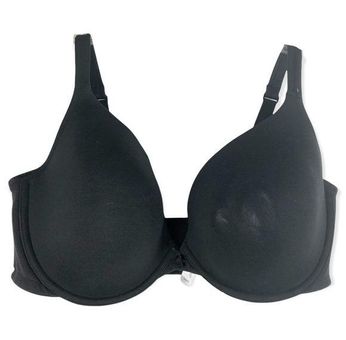 Cacique 46DD Bra Black Plunge Underwire Support Plus Size Lane Bryant 24 -  $23 - From Bailey