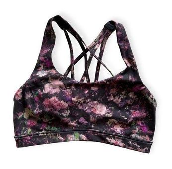 Criss Cross Sports Bra in Lavender