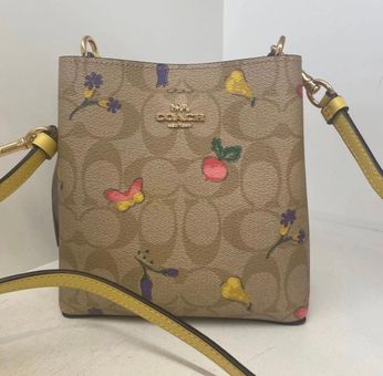 Coach Mini Town Bucket Bag In Signature Canvas With Dreamy
