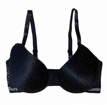 Juicy Couture Intimates Cheetah Print Bra Lingerie Sexy Padded Black  Women's 36D Size undefined - $19 - From Ridley