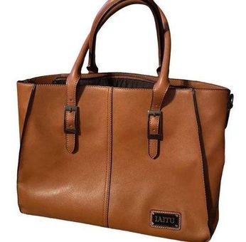 IAITU Brown Laptop Tote Bag 40 From Erika