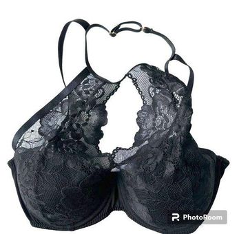 Bebe Strappy Lace Balconette Bra 34B Black Push Up Underwire Sexy Bride …  Size undefined - $32 - From Waynette