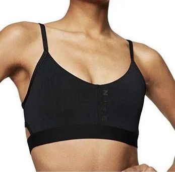 Womens Cross-Back Sports Bra - Black