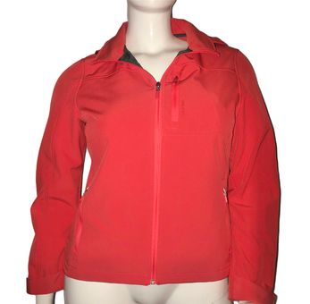 Calvin Klein Performance Fleece Logo Jacket in Red