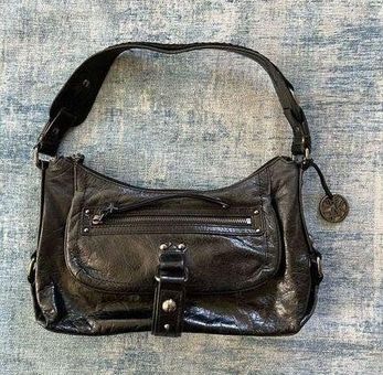 The Sak Black Dakota Glazed Leather Bag - $22 - From Nicole