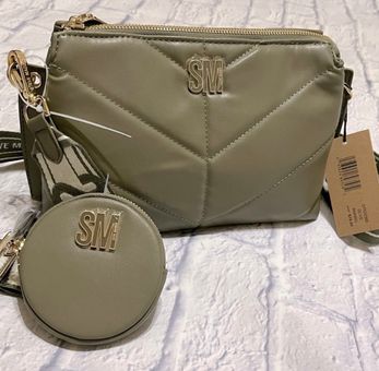 Steve Madden New crossbody olive green purse - $55 (31% Off