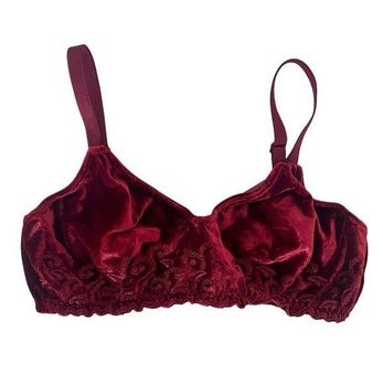 velvet vintage bra