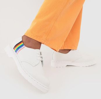 1461 Smooth Leather Oxford Shoes in White