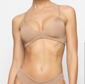 WIRELESS FORM PUSH-UP PLUNGE BRA | MARBLE