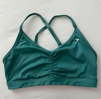 Gymshark Ruched Sports Bra Blue - $20 (33% Off Retail) - From